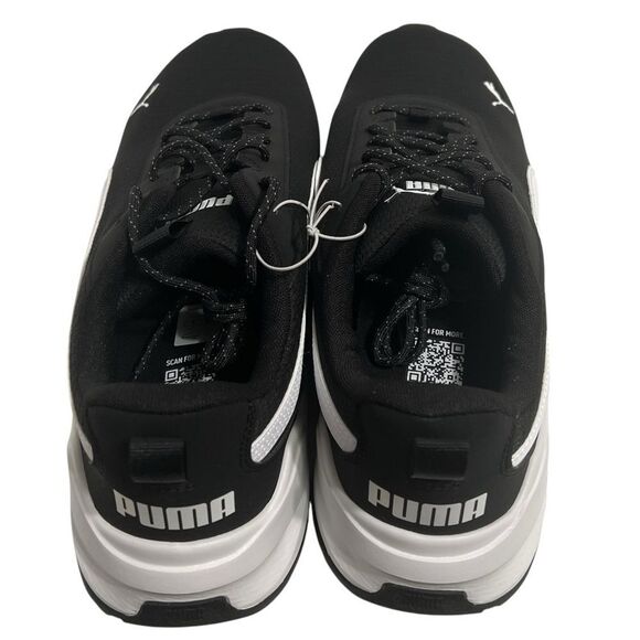 Puma Zip C Sneakers Mens 13 Black Athletic Lightweight Mesh Lace-Up Running NWOB - Picture 7 of 13